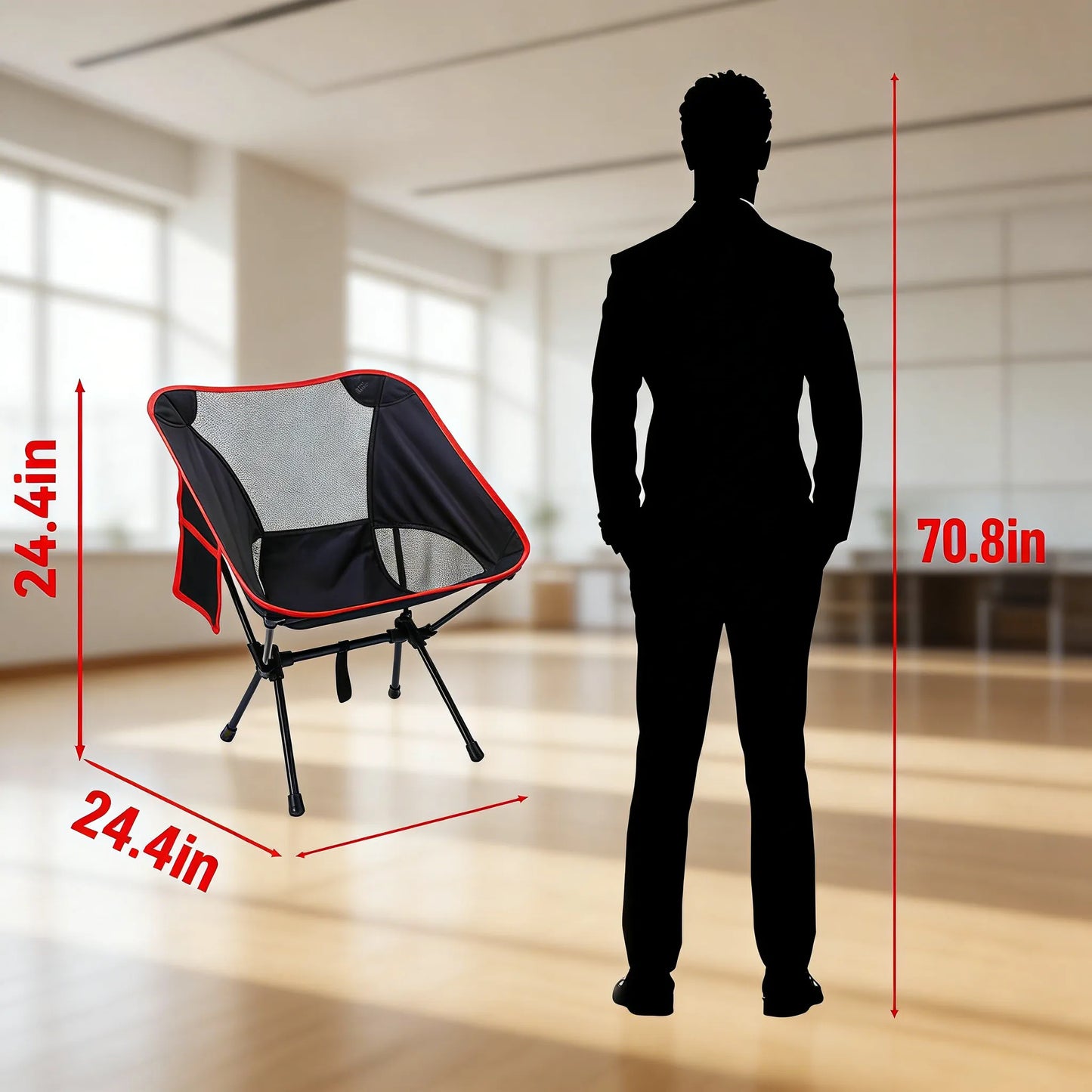 Ultralight Travel Chair: Saves Space, Easy to Carry