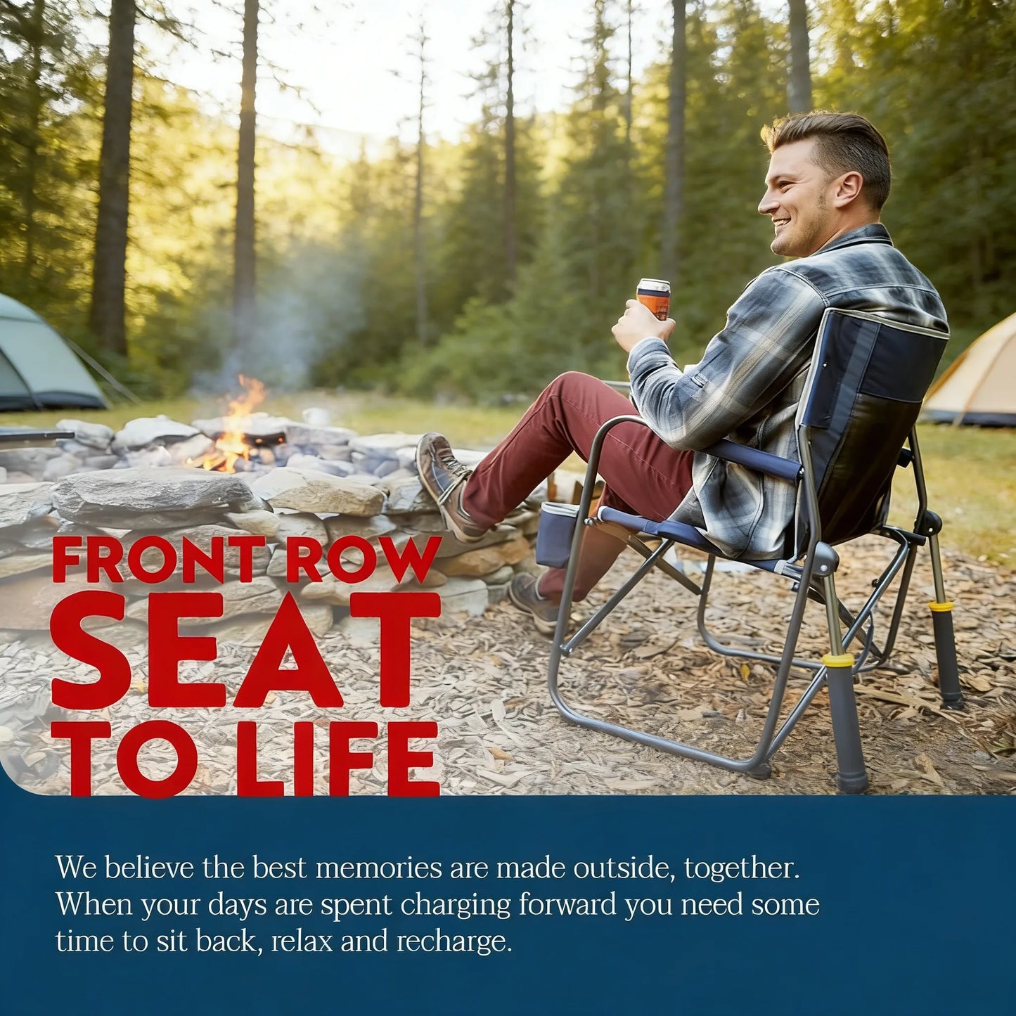 Outdoor Rocker for Adults: Sturdy & Relaxing