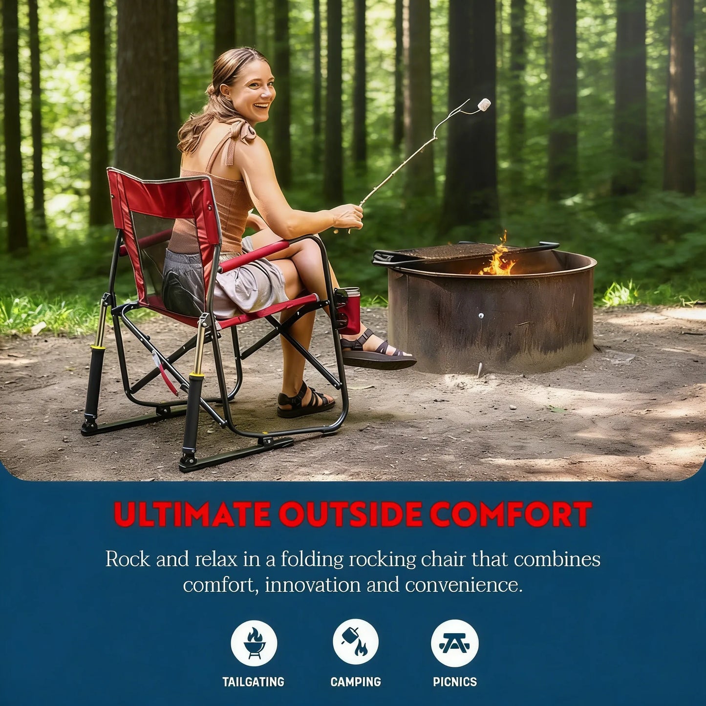 Outdoor Rocker for Adults: Sturdy & Relaxing