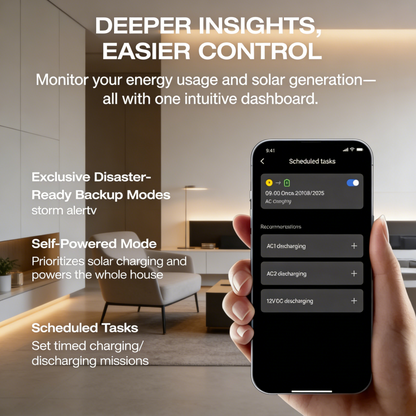 1800W Portable Power Station with Free 400W Solar Panel – Emergency Backup & Outdoor Power Supply